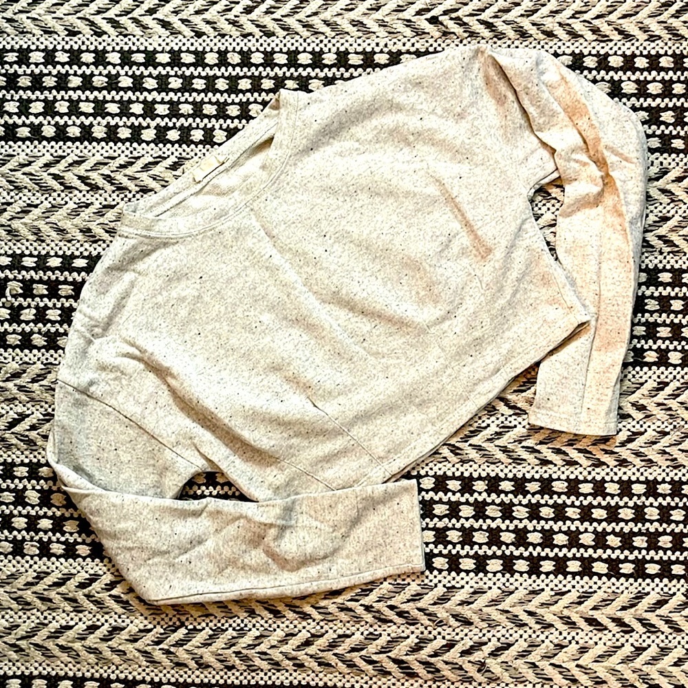 NWOT Zara Cropped Long Sleeves Top S